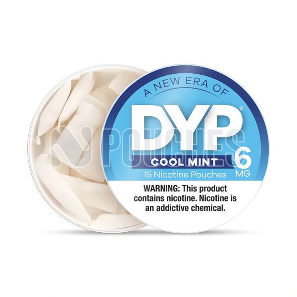 Open Box Cool Mint DYP Nicotine Pouches 6mg