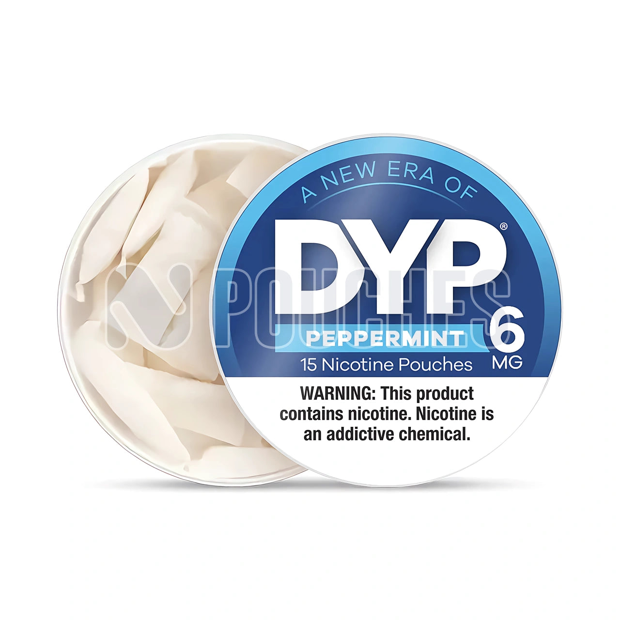 Open Box Peppermint DYP Nicotine Pouches 6mg