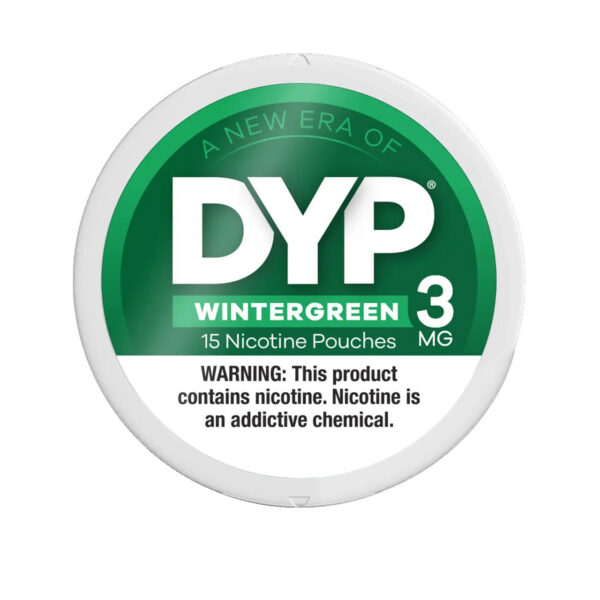 Wintergreen DYP Nicotine Pouches 3mg