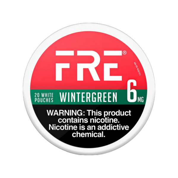 Wintergreen Fre Nicotine Pouches 6mg