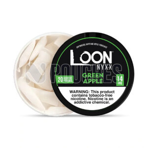 Open Box Green Apple Loon NYXX Nicotine Pouches 14mg