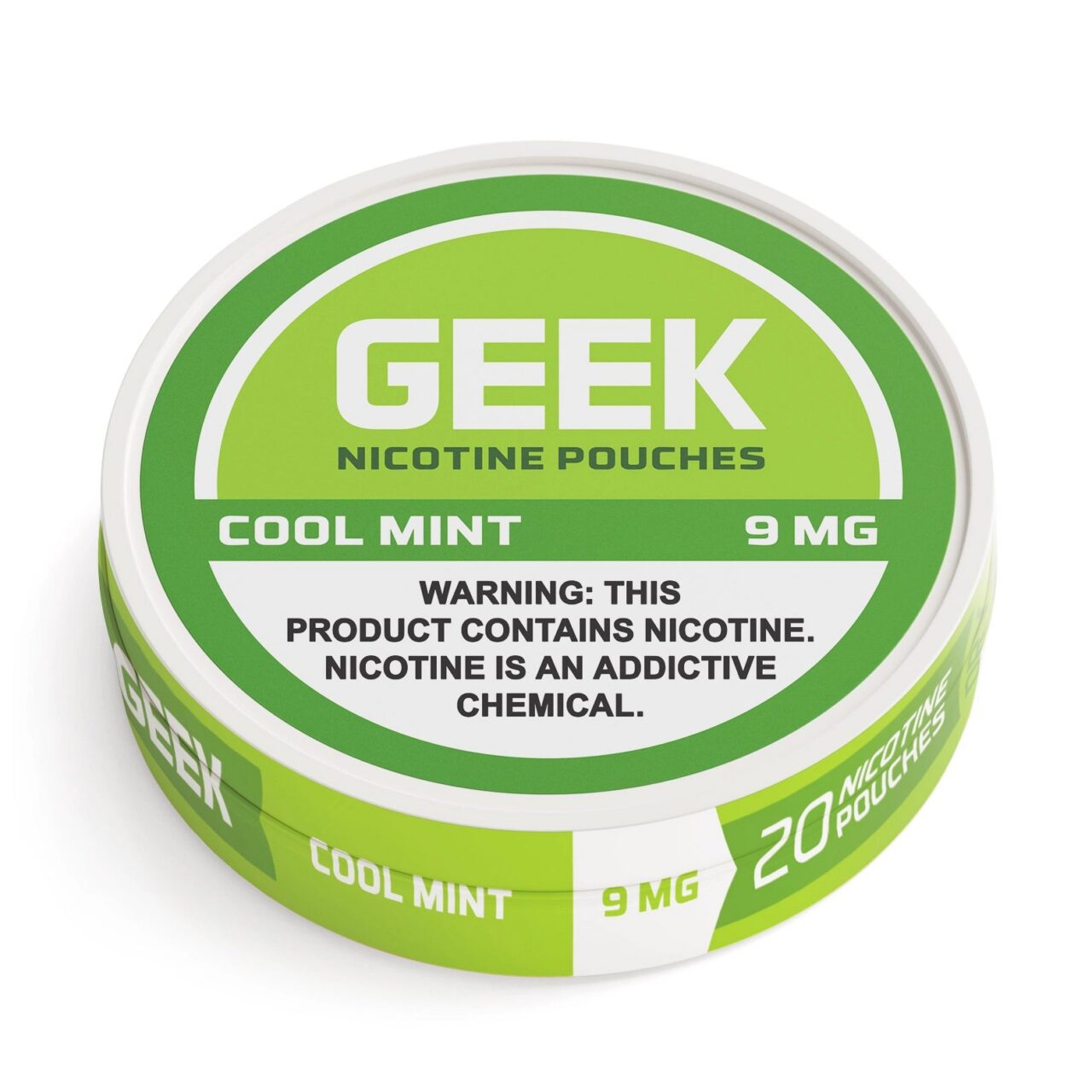 GEEKNICOTINEPOUCHESproductphotoforwebsite_COOLMINT9MG.jpg Cool Mint GEEK Nicotine Pouches 9mg