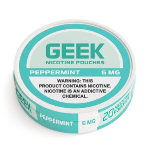 Peppermint GEEK Nicotine Pouches 6mg