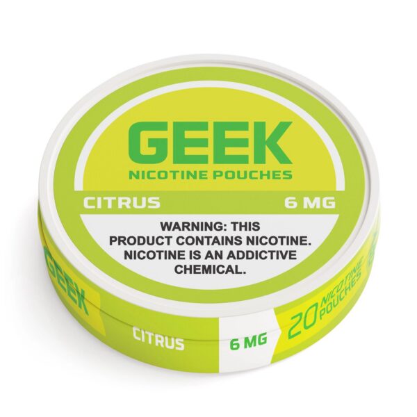 Citrus GEEK Nicotine Pouches 6mg
