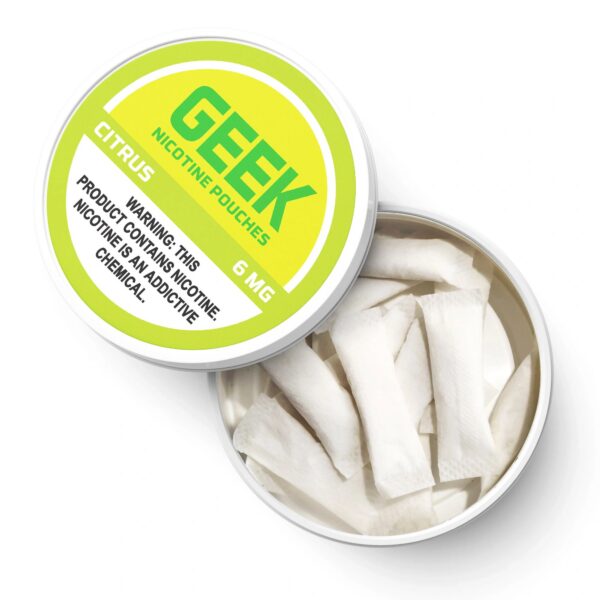 Citrus GEEK Nicotine Pouches 6mg