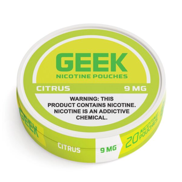 Citrus GEEK Nicotine Pouches 9mg