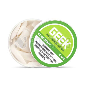 Open Box Cool Mint GEEK Nicotine Pouches 3mg