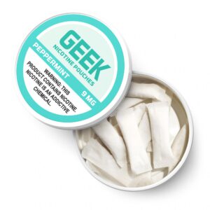 Peppermint GEEK Nicotine Pouches 9mg