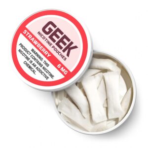 Strawberry GEEK Nicotine Pouches 6mg