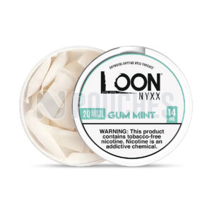 Open Box Gum Mint Loon NYXX Nicotine Pouches 14mg