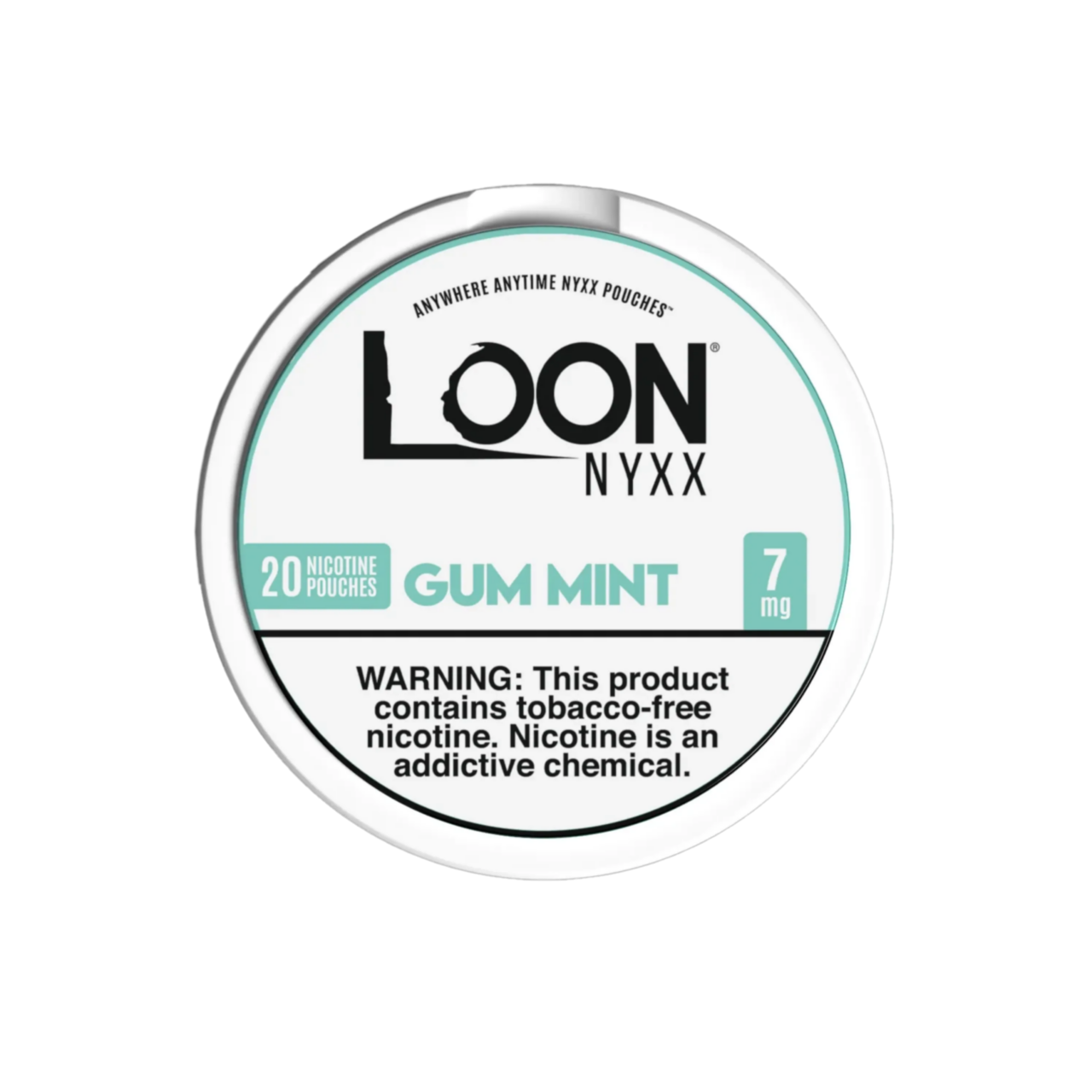 Gmm-7-Top_67e9c88f-be9f-4703-8feb-7bce1e8f0055-3000x3000-1.png Gum Mint Loon NYXX Nicotine Pouches 7mg