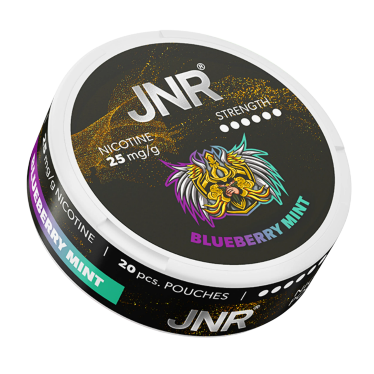 JNR-Punches-Singles_Blueberry-Mint-800x800-3000x3000-Photoroom-3000x3000-1.png Blueberry Mint JNR Nicotine Pouches 25mg
