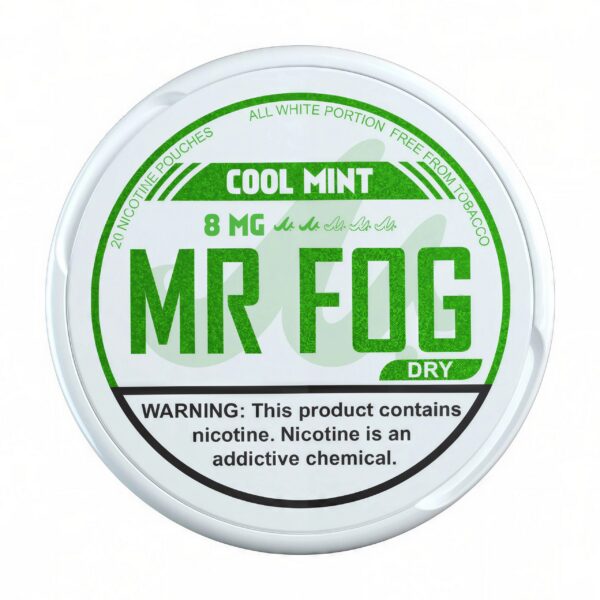 Cool Mint Mr Fog Nicotine Pouches 8mg Dry