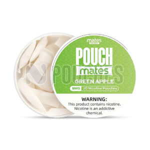Open Box Green Apple PouchMates Nicotine Pouches 6mg