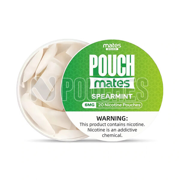 Open Box Spearmint PouchMates Nicotine Pouches 6mg