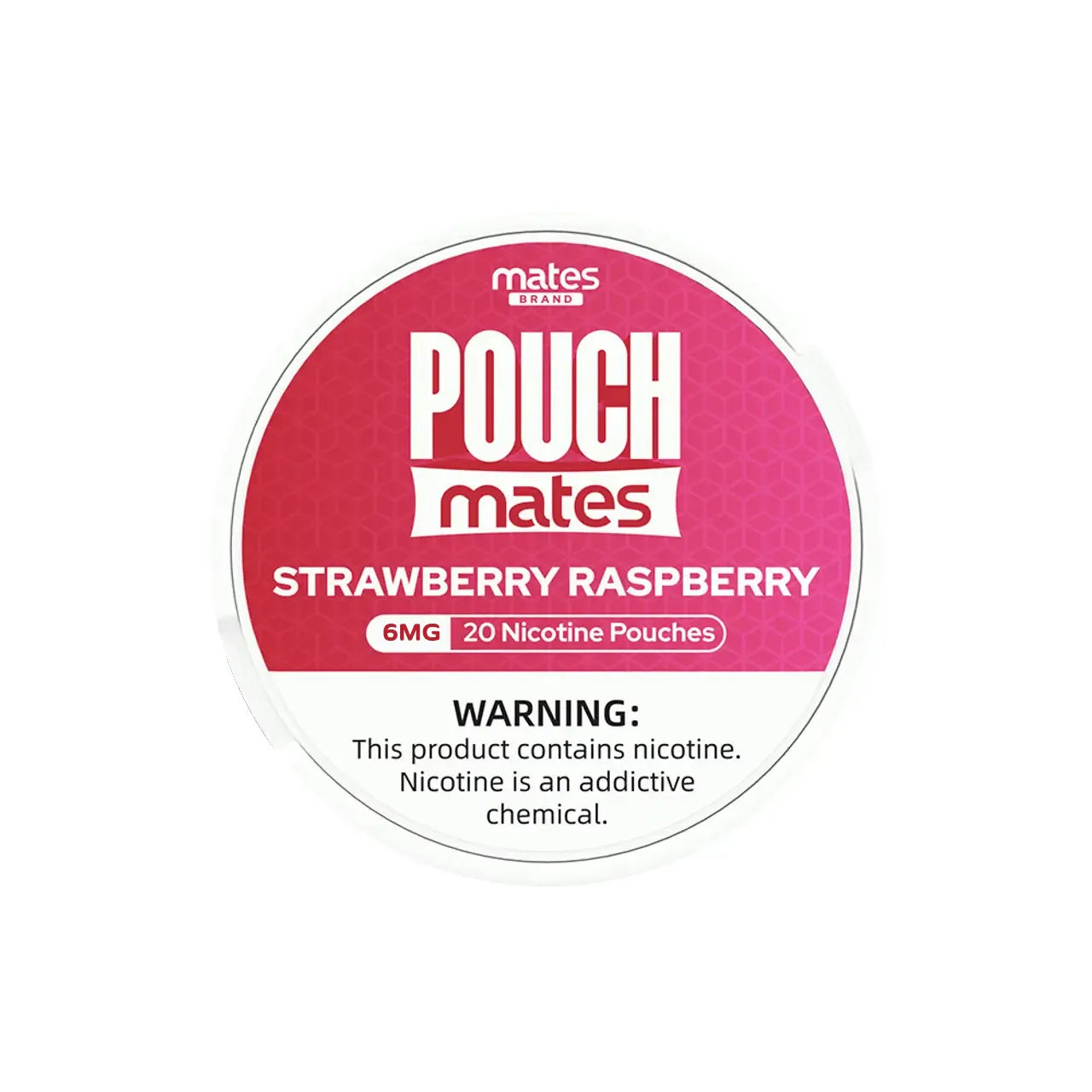 Mates-Brand-PouchMates-Nicotine-20-Pouches-Per-Can-Pack-of-5-Cans-6mg-STRAWBERRY_RASPBERRY.jpg Strawberry Raspberry PouchMates Nicotine Pouches 6mg