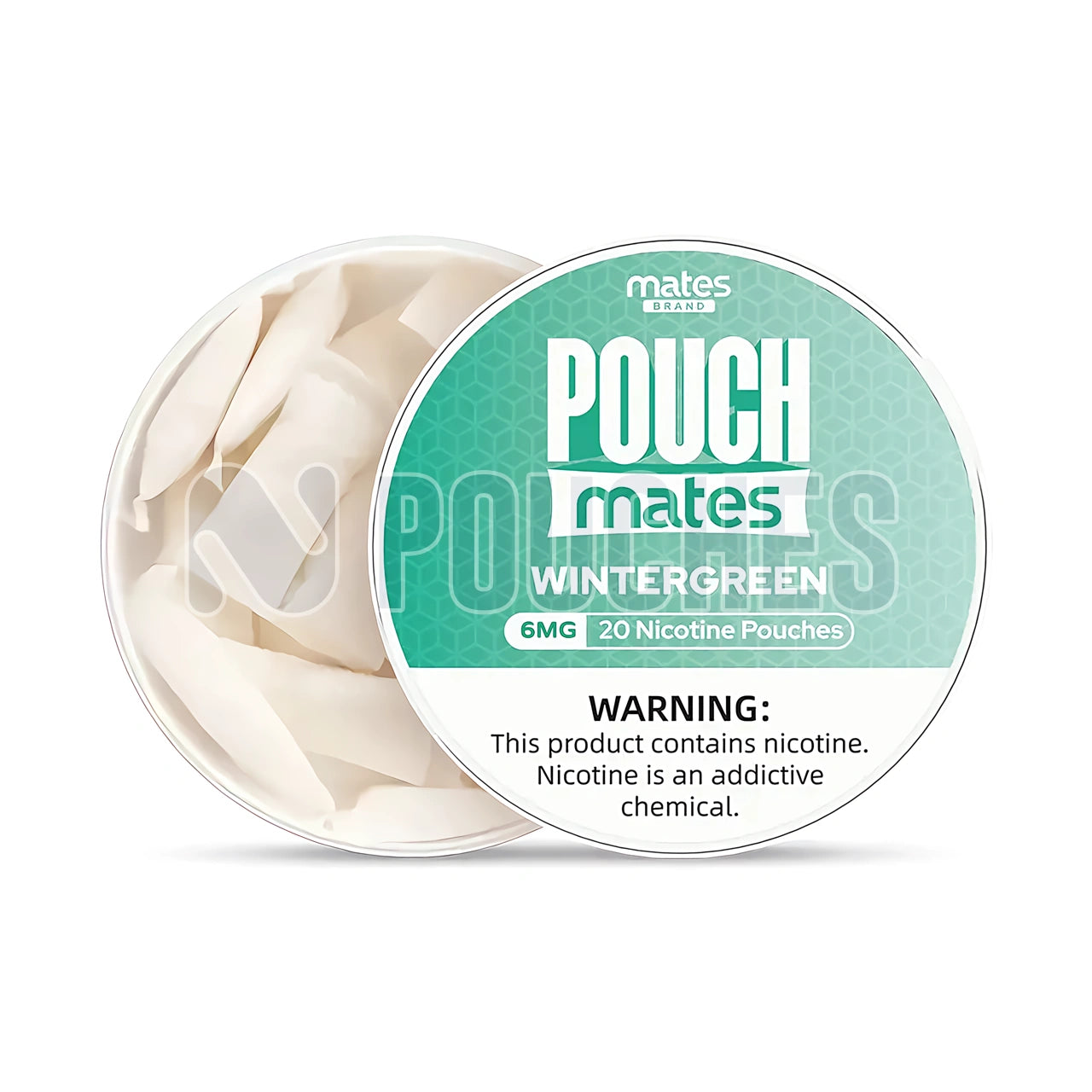 Open Box Wintergreen PouchMates Nicotine Pouches 6mg