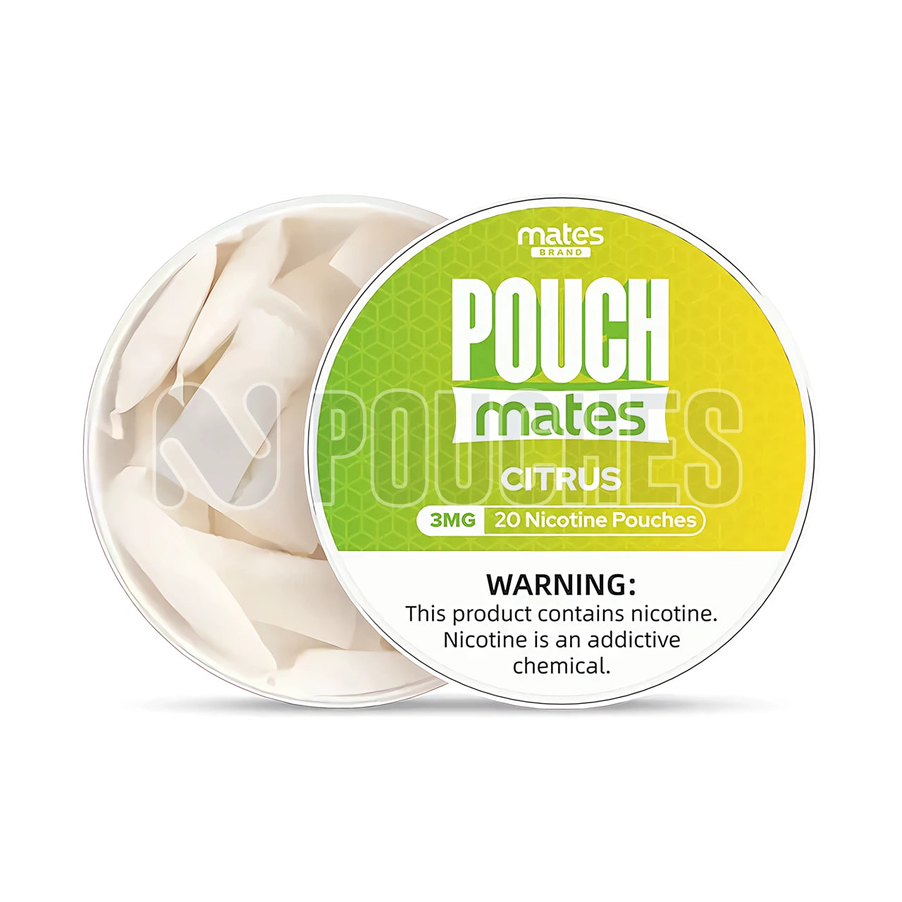 Open Box Citrus PouchMates Nicotine Pouches 3mg