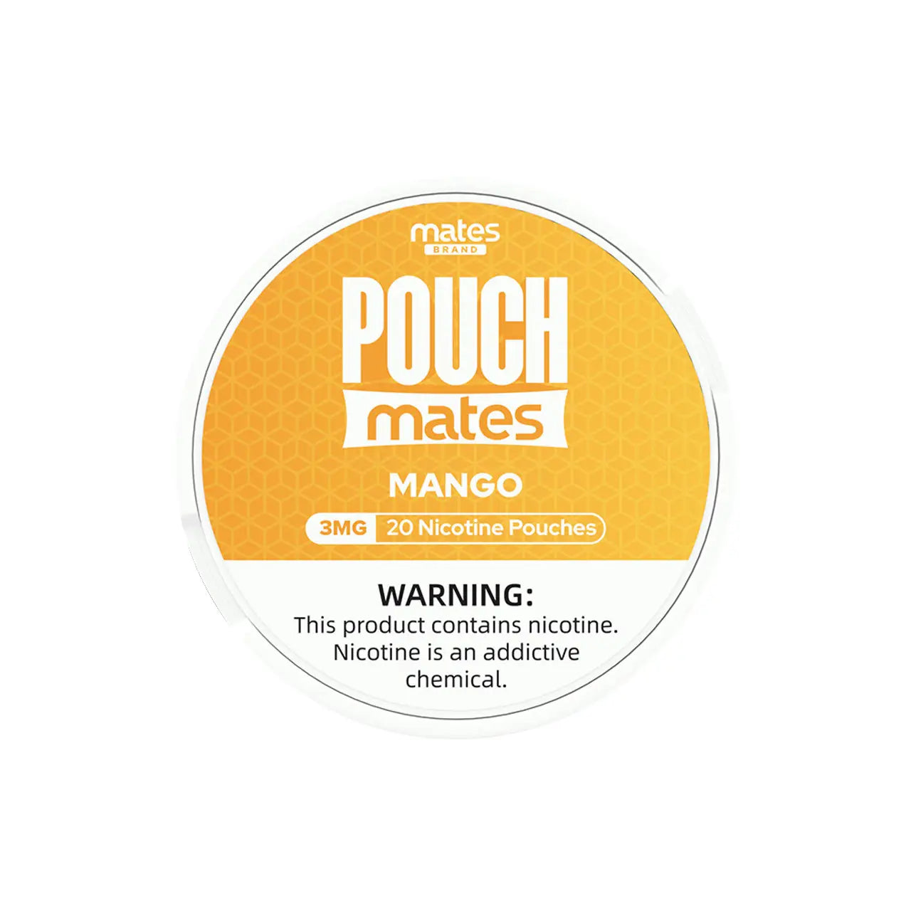Mates-Brand-PouchMates-Nicotine-20-Pouches-Per-Can-Pack-of-5-Cans-MANGO.jpg Mango PouchMates Nicotine Pouches 3mg