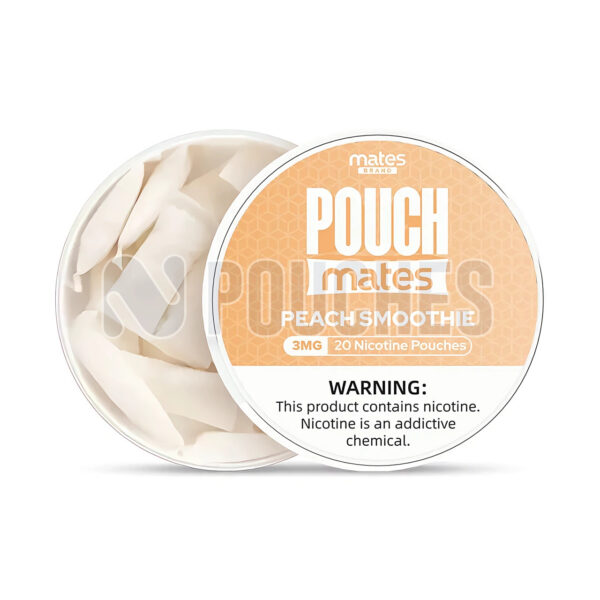 Open Box Peach Smoothie PouchMates Nicotine Pouches 3mg