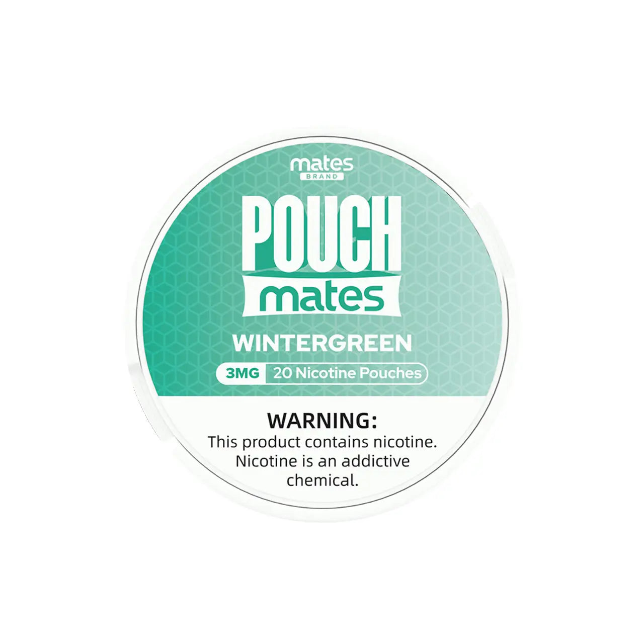 Mates-Brand-PouchMates-Nicotine-20-Pouches-Per-Can-Pack-of-5-Cans-WINTERGREEN.jpg Wintergreen PouchMates Nicotine Pouches 3mg