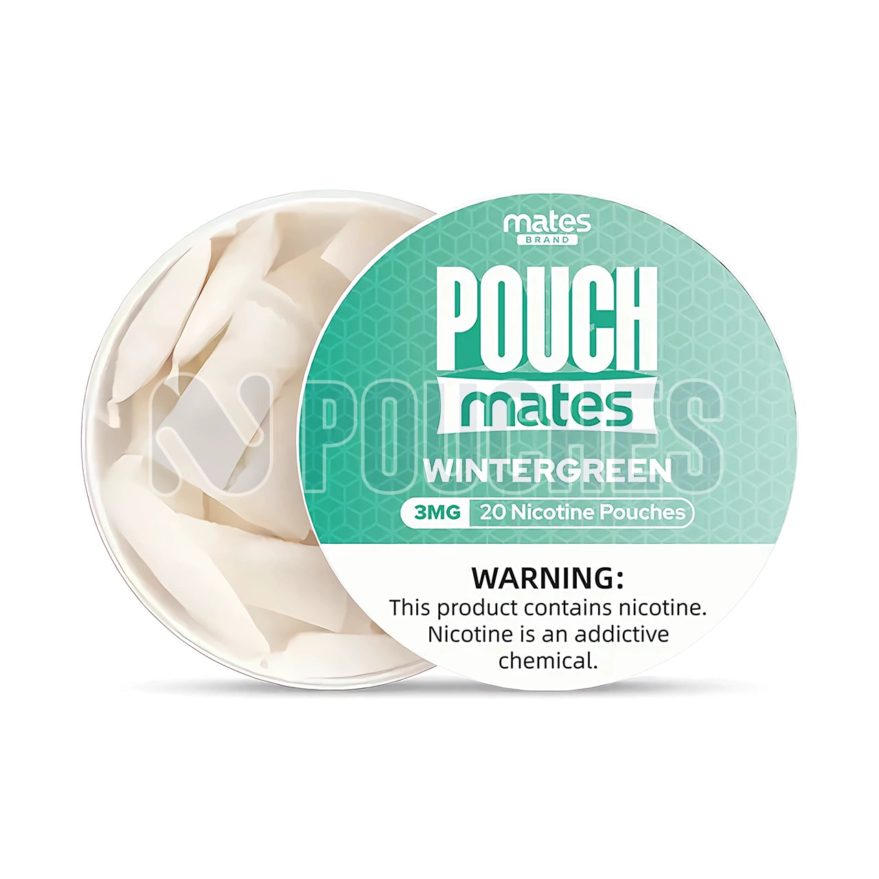 Open Box Wintergreen PouchMates Nicotine Pouches 3mg