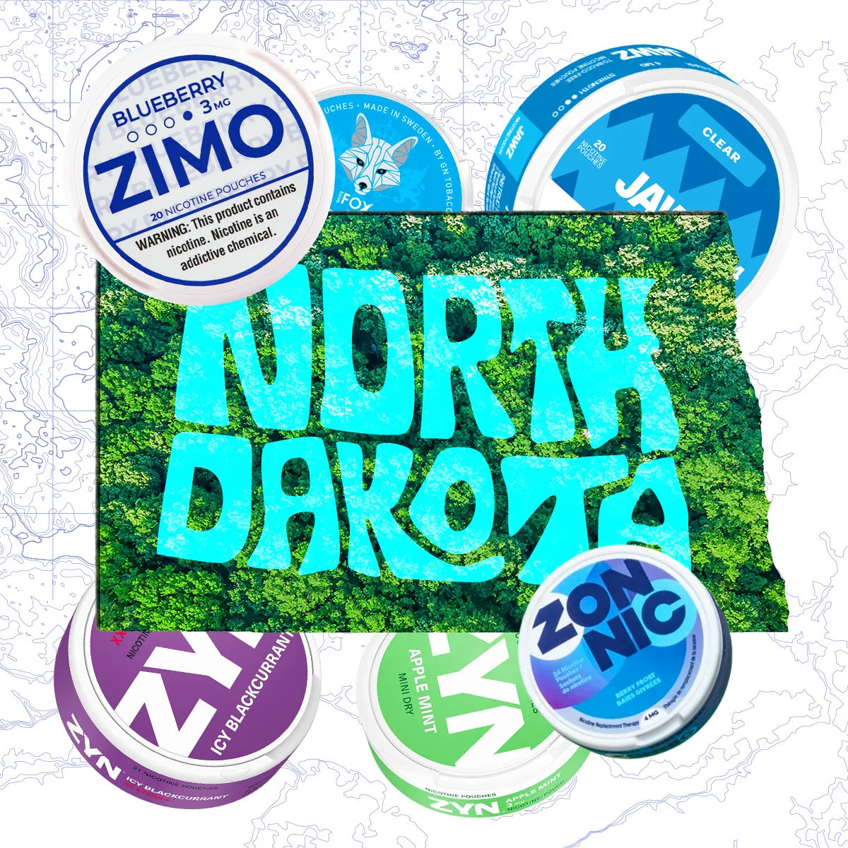 North Dakota Nicotine Pouches