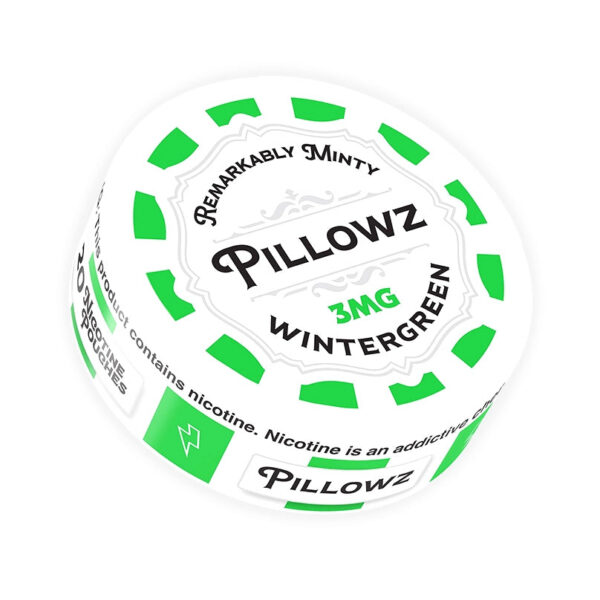 Wintergreen Pillowz Nicotine Pouches 3mg