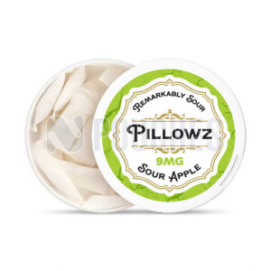 Open Box Sour Apple Pillowz Nicotine Pouches 9mg