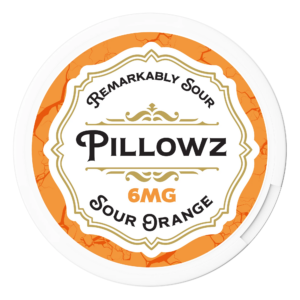 Sour Orange Pillowz Nicotine Pouches 6mg