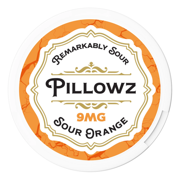 Sour Orange Pillowz Nicotine Pouches 9mg