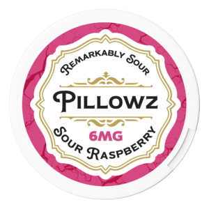 Sour Raspberry Pillowz Nicotine Pouches 6mg