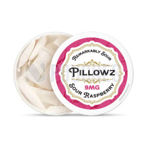 Open Box Sour Raspberry Pillowz Nicotine Pouches 9mg