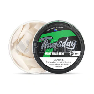 Open Box Wintergreen - Dry Thursday Nicotine Pouches 3mg