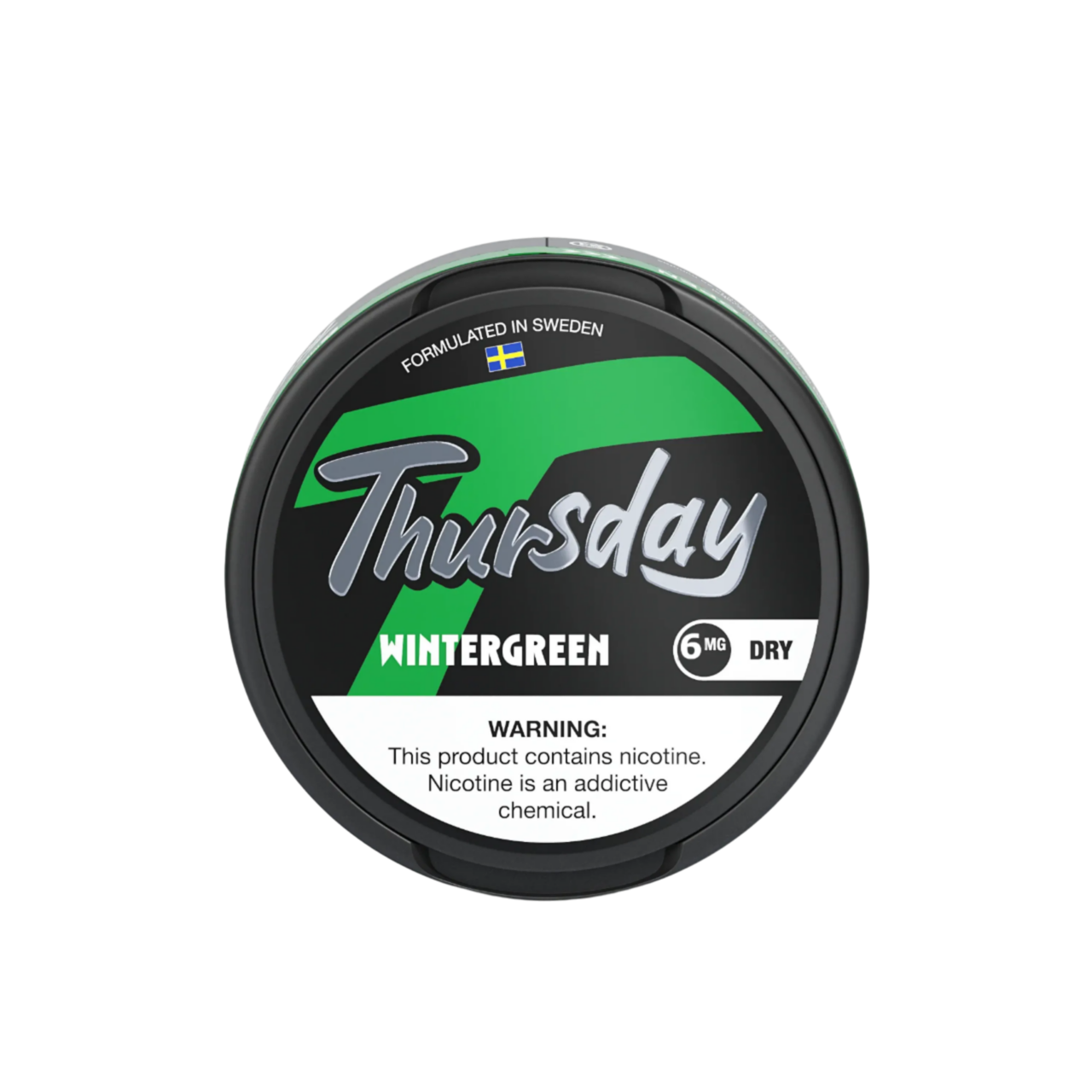 R11-DRY-WINTERGREEN-6mg-Photoroom-3000x3000-1.png Wintergreen - Dry Thursday Nicotine Pouches 6mg