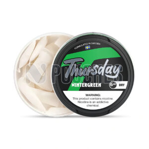 Open Box Wintergreen - Dry Thursday Nicotine Pouches 6mg