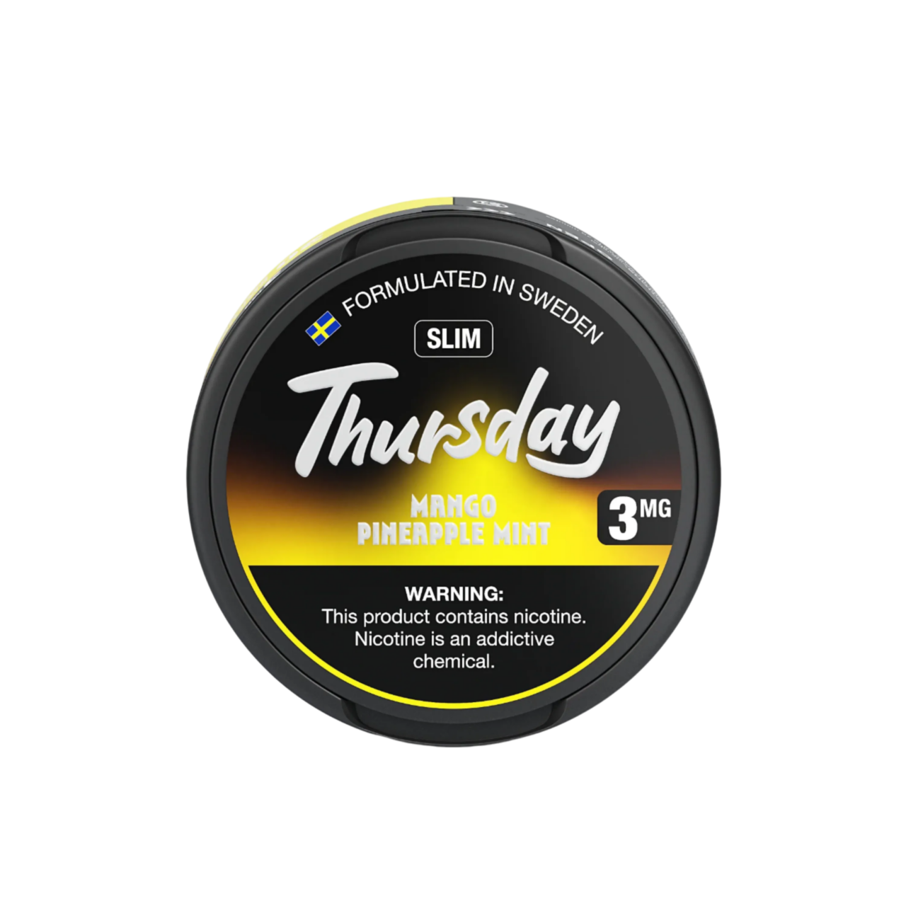 R11-SLIM-MANGOPINEAPPLEMINT-3mg-Photoroom-3000x3000-1.png Mango Pineapple Mint - Wet Slim Thursday Nicotine Pouches 3mg