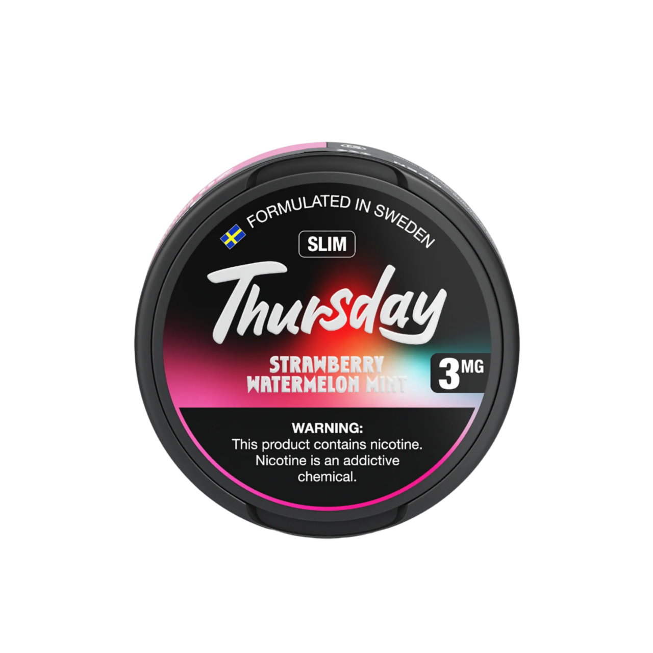 Strawberry Watermelon Mint - Wet Slim Thursday Nicotine Pouches 3mg