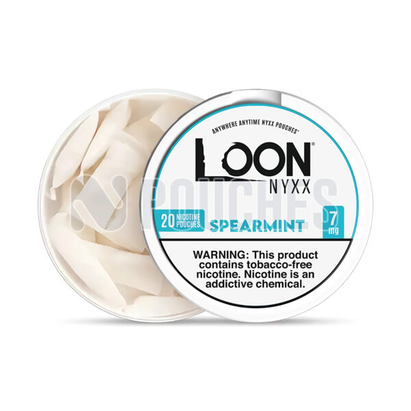 Open Box Spearmint Loon NYXX Nicotine Pouches 7mg