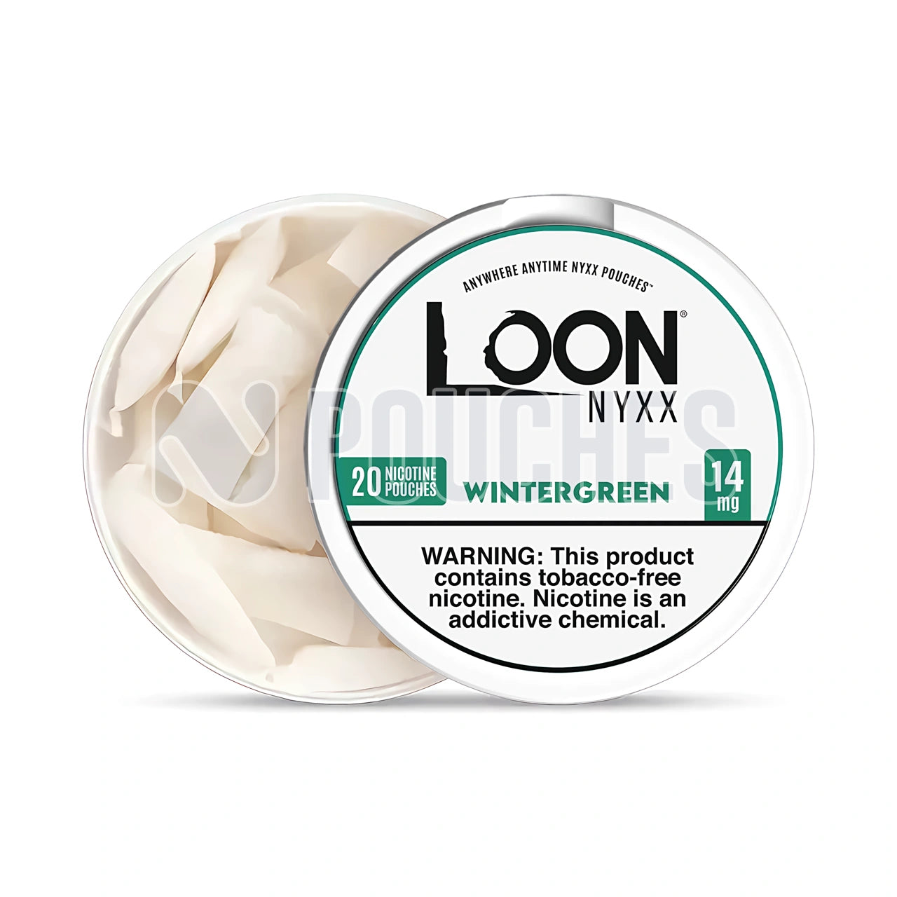 Open Box Wintergreen Loon NYXX Nicotine Pouches 14mg
