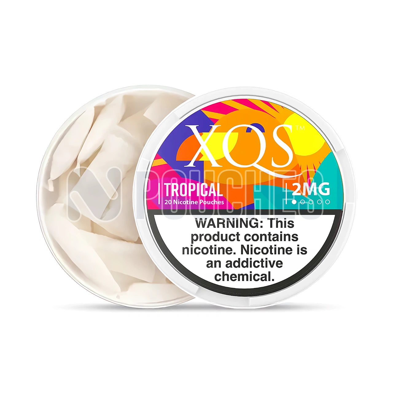 Open Box Tropical XQS Nicotine Pouches 2mg