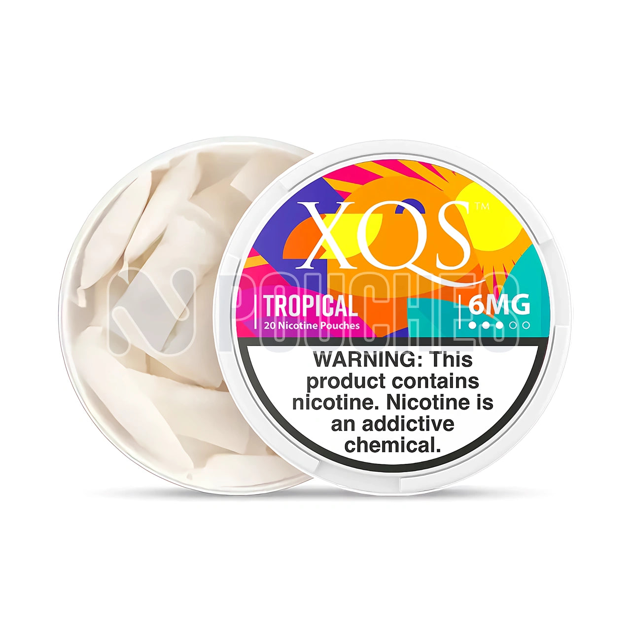 Open Box Tropical XQS Nicotine Pouches 6mg