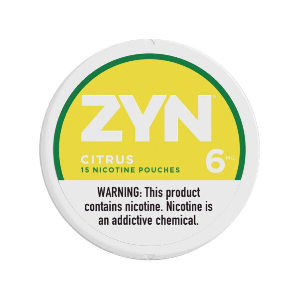 Citrus Zyn Nicotine Pouches 6mg