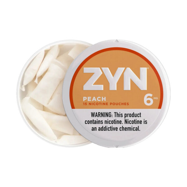 Peach Zyn Nic Pouches 6mg