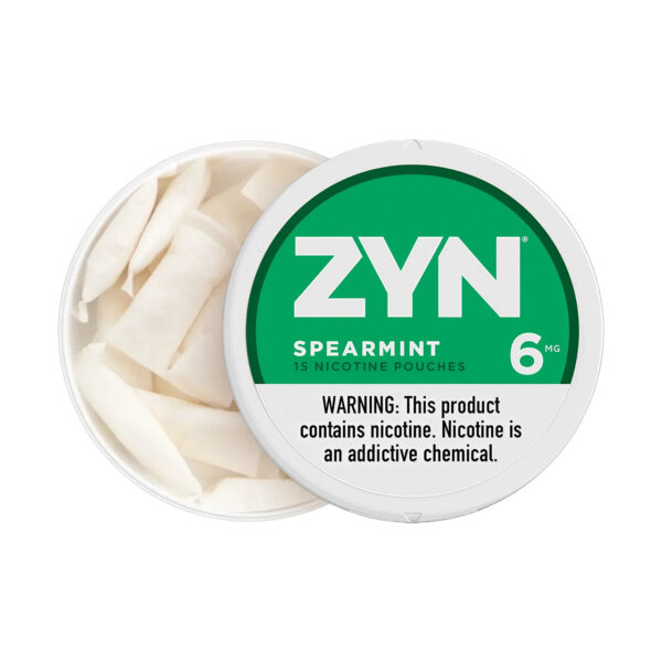 Spearmint Zyn Nicotine Pouches 6 mg