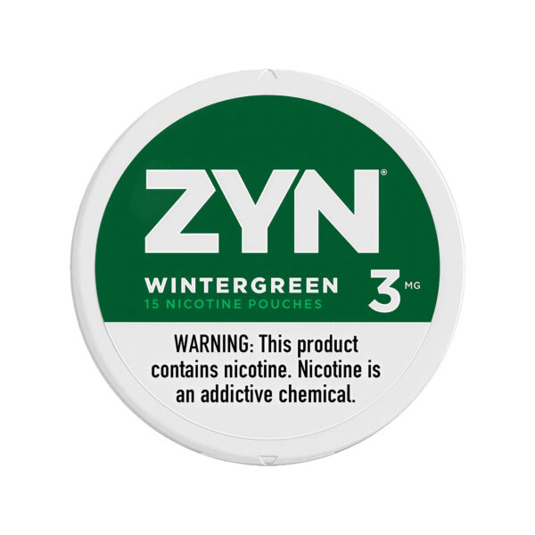 Wintergreen Zyn Nicotine Pouches 3mg