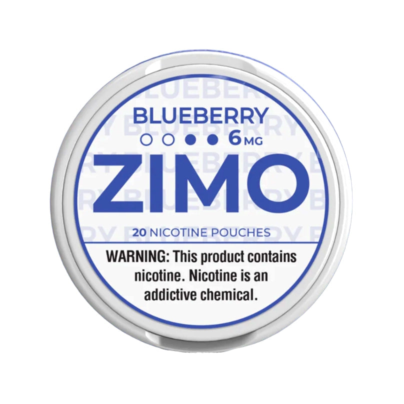 Zimo-BLUEBERRY-6-mg.jpg Blueberry ZIMO Nicotine Pouches 6mg
