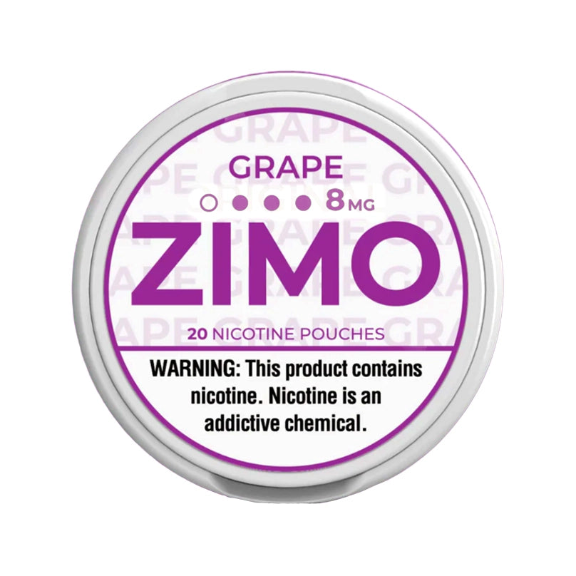 Grape ZIMO Nicotine Pouches 8mg