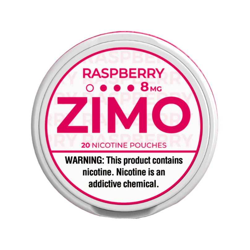 Raspberry ZIMO Nicotine Pouches 8mg