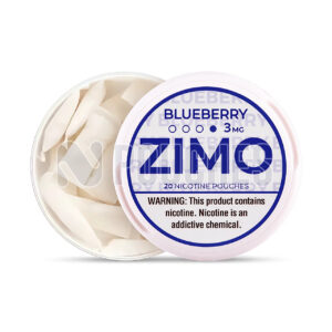 Open Box Blueberry ZIMO Nicotine Pouches 3mg